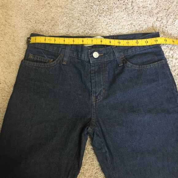 GAP Navy Blue Side-Slit 100% Cotton Capris - Picture 11 of 15